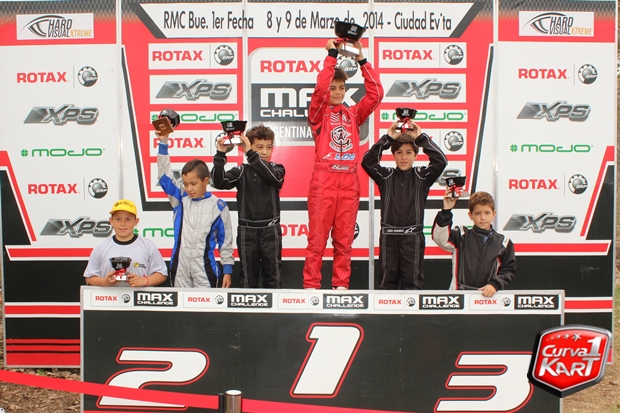 EL PODIO MICRO MAX DE LA 1º FECHA DEL 20114: 