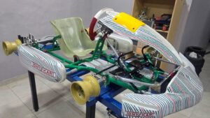 Chasis Tony Kart 2022 recién restaurado, con pocas carreras. Opcional motor IAME 60