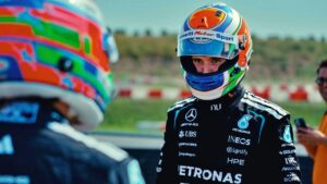 Ganó el domingo en F1 y hoy festejó en karting!