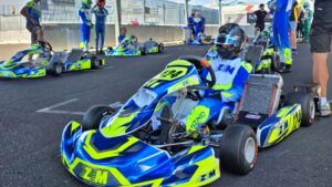Agustín Pizarro entrena en Viterbo para la FIA World Cup OKN